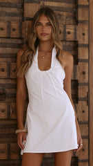 Elsie Mini Dress - White