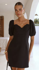 Ariel Bustier Mini Dress - Black