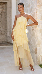Soho Maxi Dress - Yellow