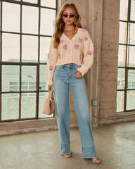 Romance Botanica Floral Cardigan