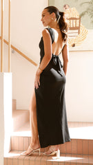 Sachio Maxi Dress - Black