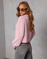 Martini Glass Graphic Knit Sweater