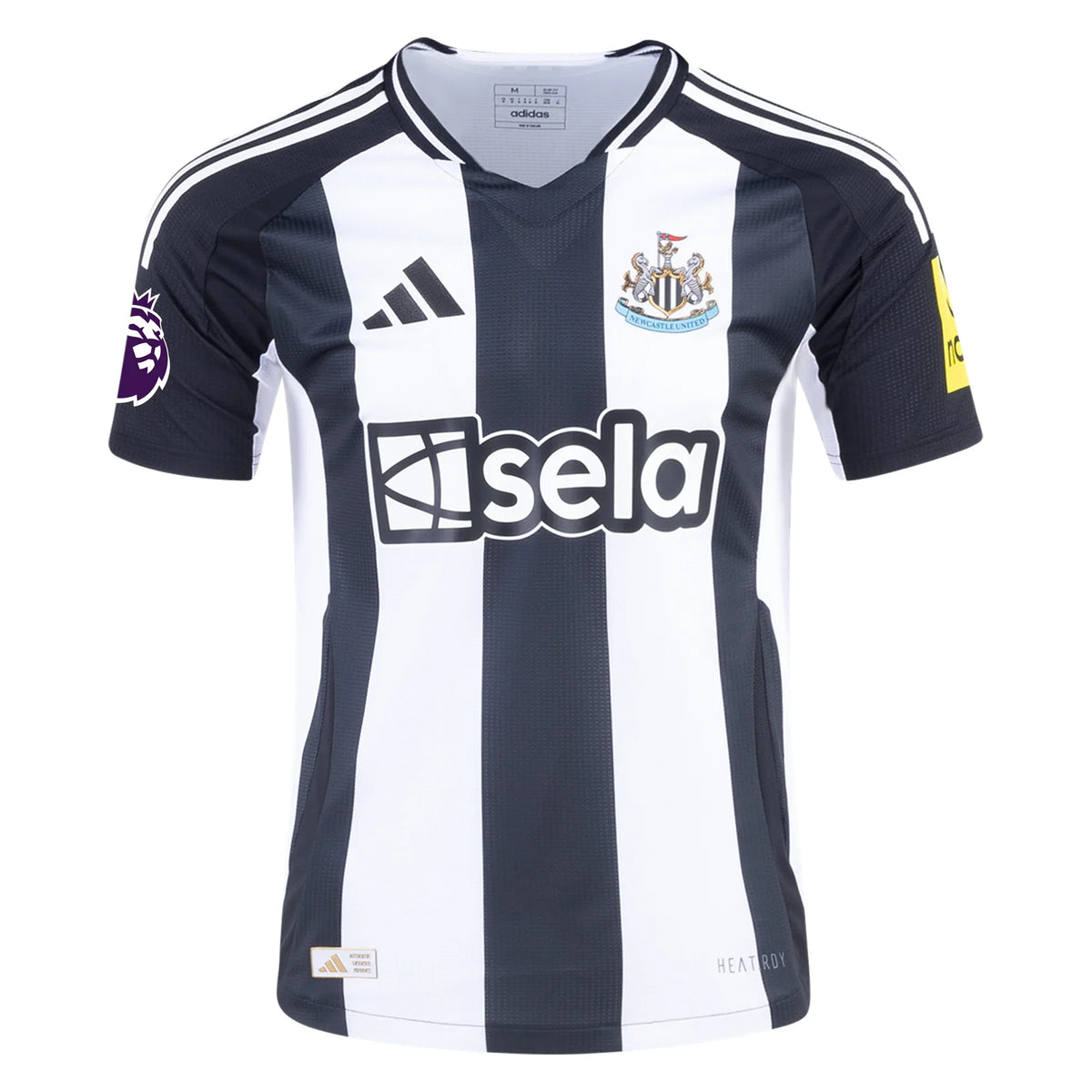 Adidas Newcastle United Authentic Home Jersey w/ EPL Patch 24/25 (Black/White)