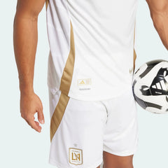 adidas Son Heung-min (Korean) LAFC Authentic Away Jersey w/ MLS + Apple + Ford Logo 25/26 (White/Gold)