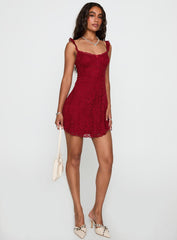 Beacall Mini Dress Red