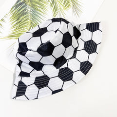 Football ball bucket hat