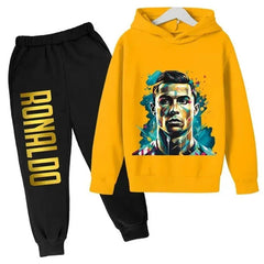 Cristiano Ronaldo Style Kids’ Tracksuit Set – Multiple Colours