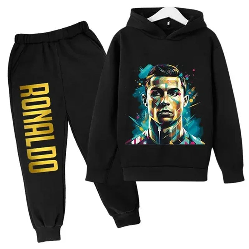 Kids’ Football Tracksuit Set – Cristiano Ronaldo – Multiple Colors