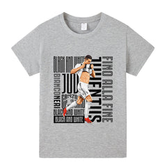 Ronaldo Juventus Style Kids’ Football T-Shirt - Multiple Variants