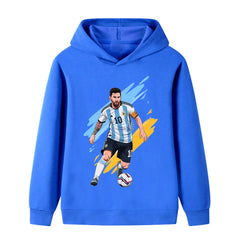 Lionel Messi Argetina Kids’ Football Design Hoodie - Multiple Variants