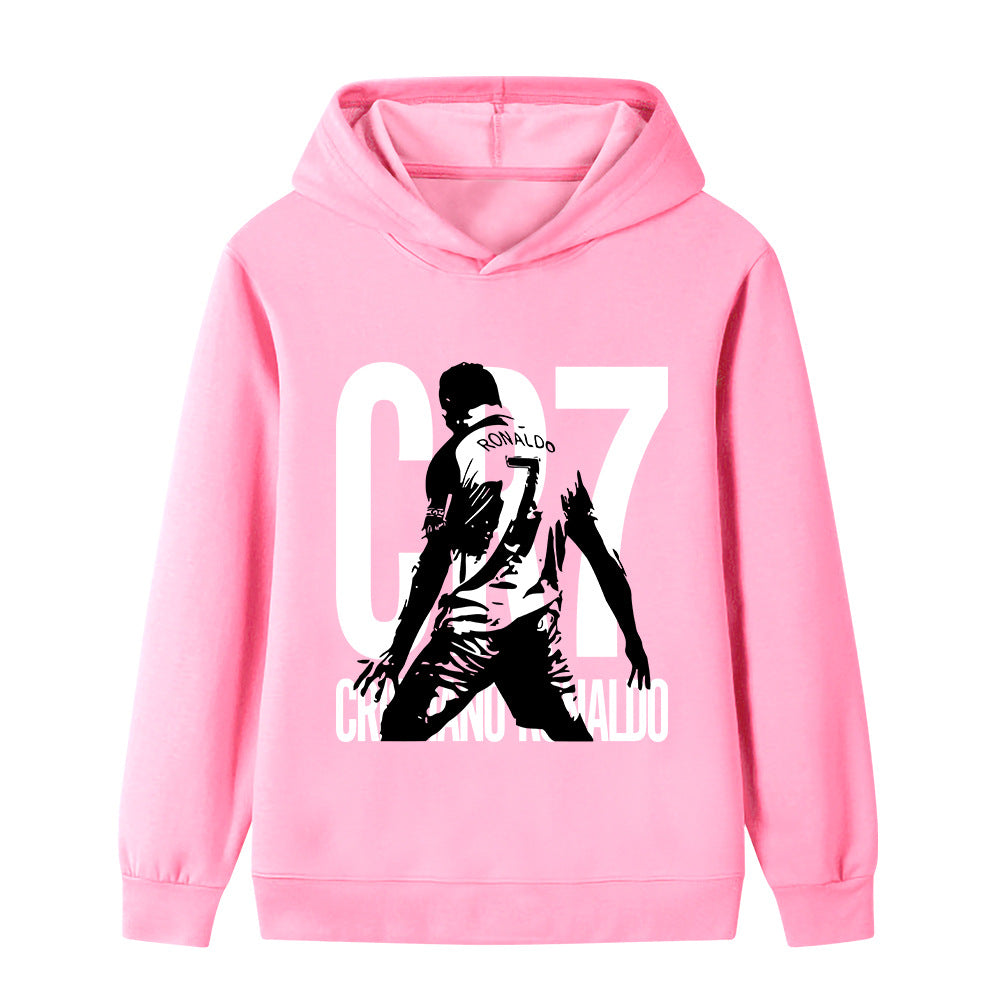 Kids’ Cristiano Ronaldo Football Design Hoodie – Multiple Variants