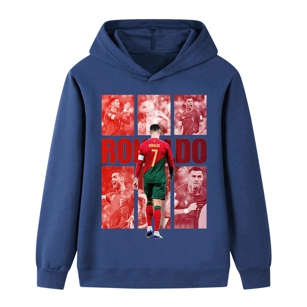 Ronaldo Portugal Style Kids’ Football Hoodie - Multiple Variants