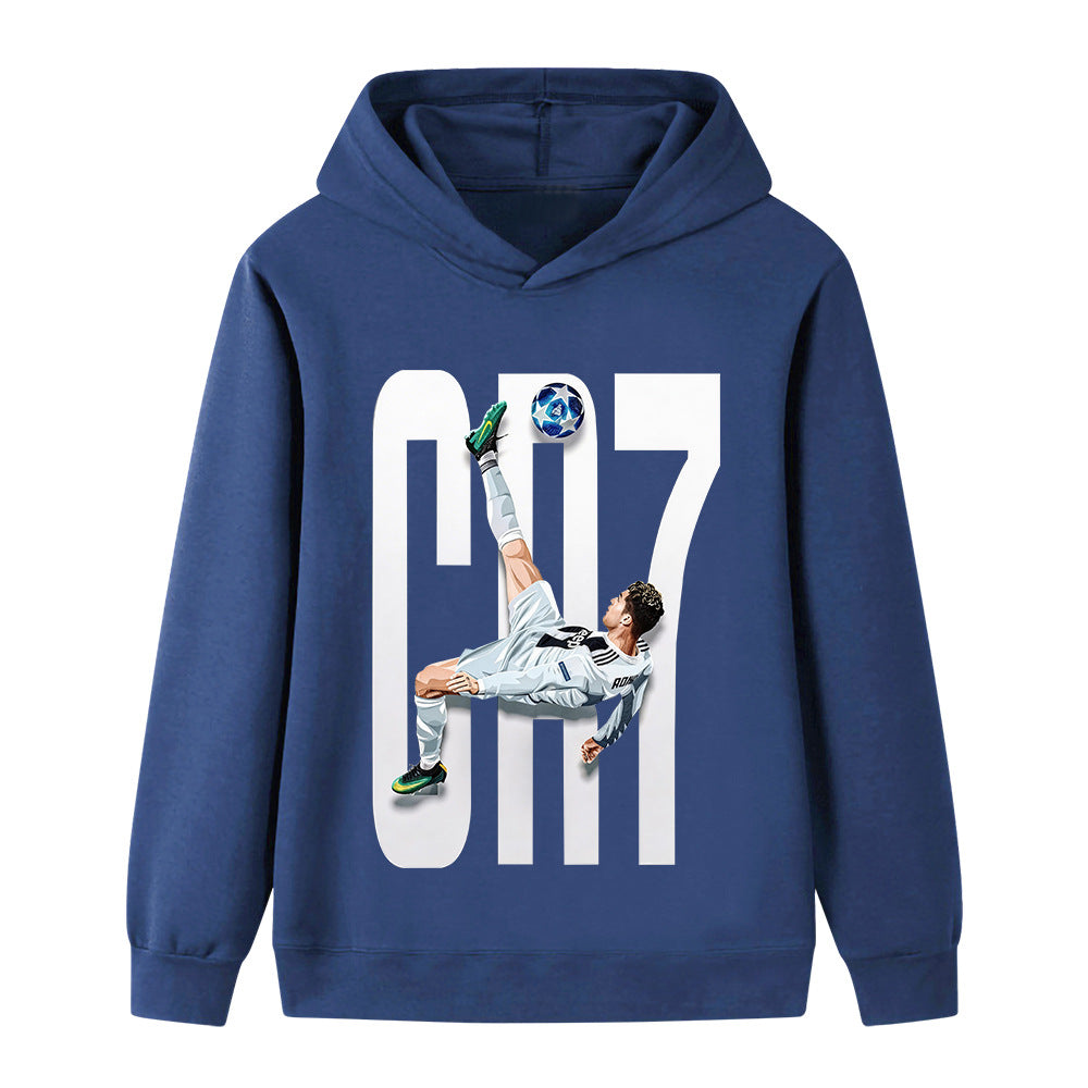 Kids’ Ronaldo Football Style Hoodie – Multiple Variants