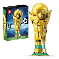 Golden Boot Football Trophy Building Blocks Set