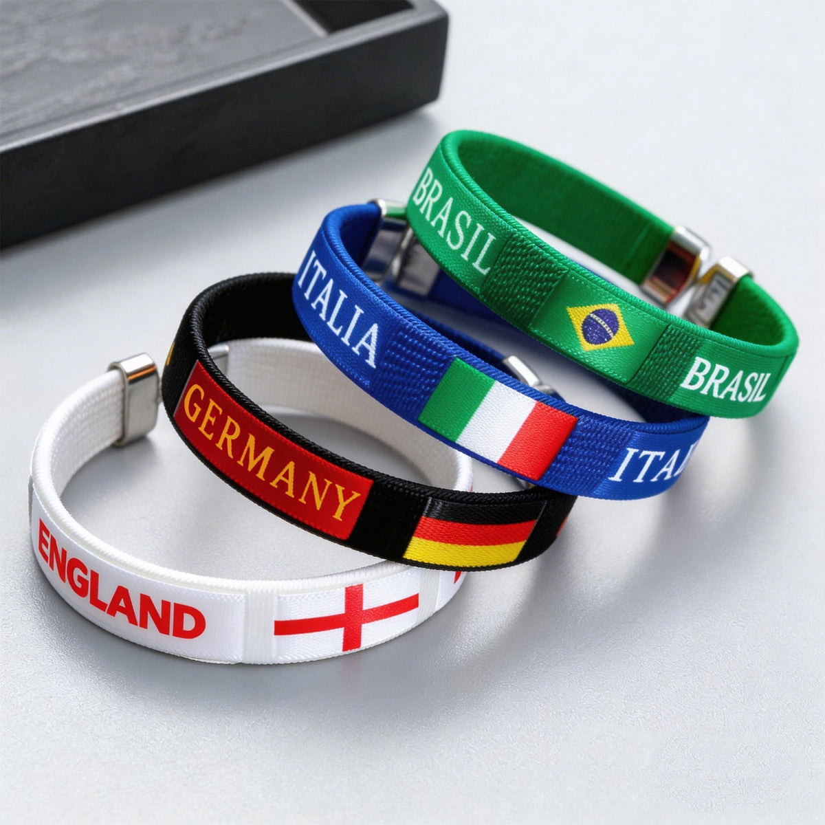 National Football Team Fan Bracelet – Flag Wristband - Multiple Options