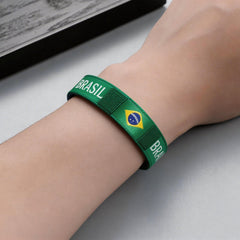 National Football Team Fan Bracelet – Flag Wristband - Multiple Options