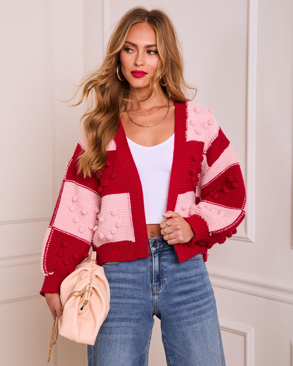 Charleen Knit Colorblock Cardigan