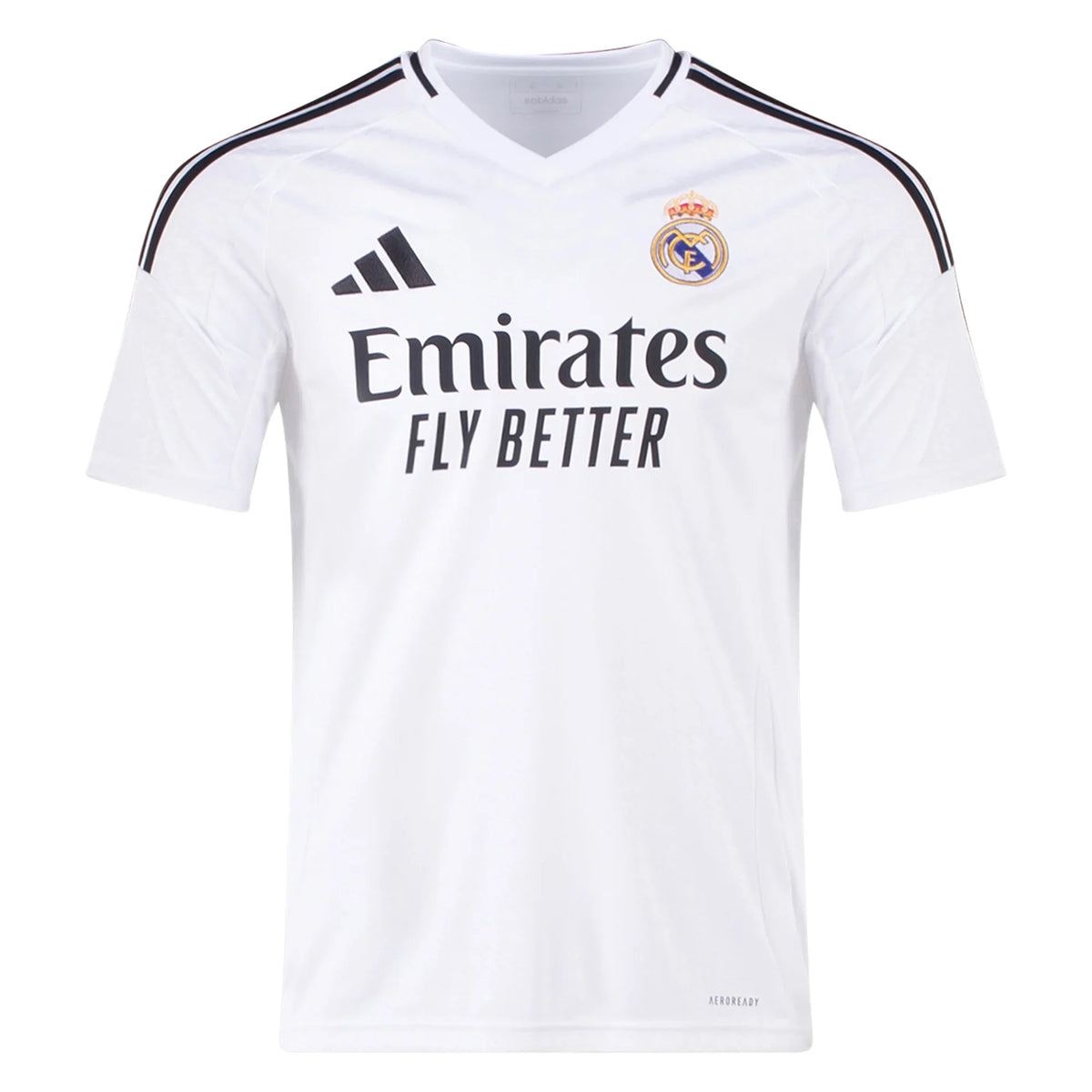 adidas Men's Real Madrid Home Jersey 24/25 (White/Black)