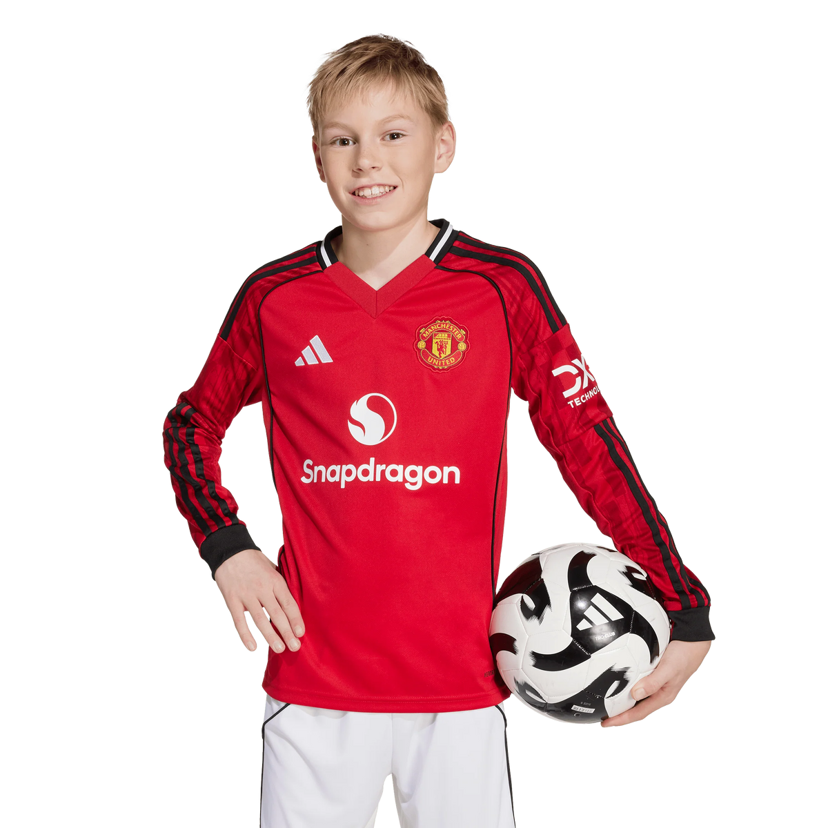 adidas Manchester United 25/26 Long Sleeve Home Jersey