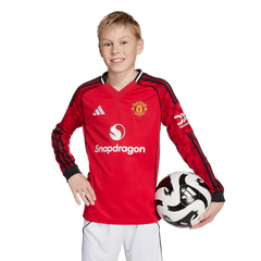 adidas Manchester United 25/26 Long Sleeve Home Jersey