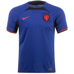 Nike Netherlands Away Jersey 22/23 (Deep Royal/Habanero Red)