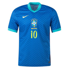 Nike Mens Brazil Neymar Jr. Away Jersey 24/25 (Soar/Dynamic Yellow)