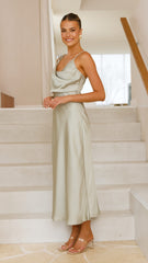 Audrey Maxi Dress - Olive