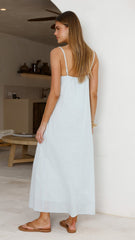 Aspen Maxi Dress - Baby Blue