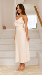 Audrey Maxi Dress - Champagne