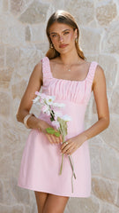 Adley Mini Dress - Pink