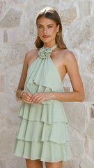 Gabby Mini Dress - Sage