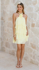 Gabby Mini Dress - Yellow