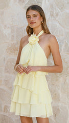 Gabby Mini Dress - Yellow