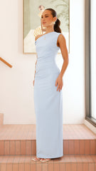 Lilah Maxi Dress - Baby Blue