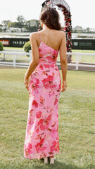 Karalina Maxi Dress - Pink Floral