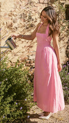 Caden Maxi Dress - Pink