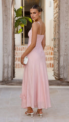 Lavara Maxi Dress - Pink