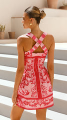 Maegan Mini Dress - Pink