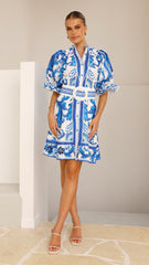 Hannah Mini Dress - Paradise