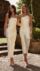 Josephina Midi Dress - Yellow