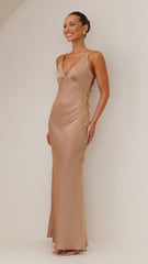 Ziah Maxi Dress - Latte