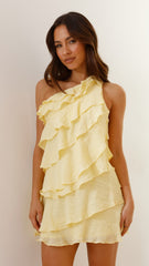 Cassidi Mini Dress - Lemon