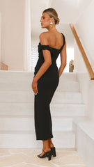 Gardenia Maxi Dress - Black