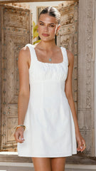 Adley Mini Dress - White