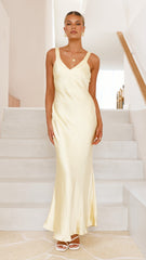 Andie Maxi Dress - Yellow