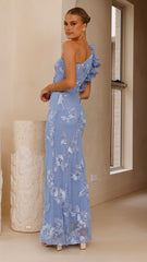 Darlee Maxi Dress - Blue Floral