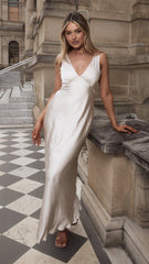 Sofia Maxi Dress - Champagne