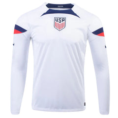 Nike United States Home Long Sleeve Jersey 22/23 (White/Loyal Blue)