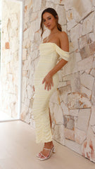 Kylie Maxi Dress - Yellow