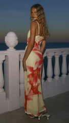 Nina Maxi Dress - Yellow Paradise